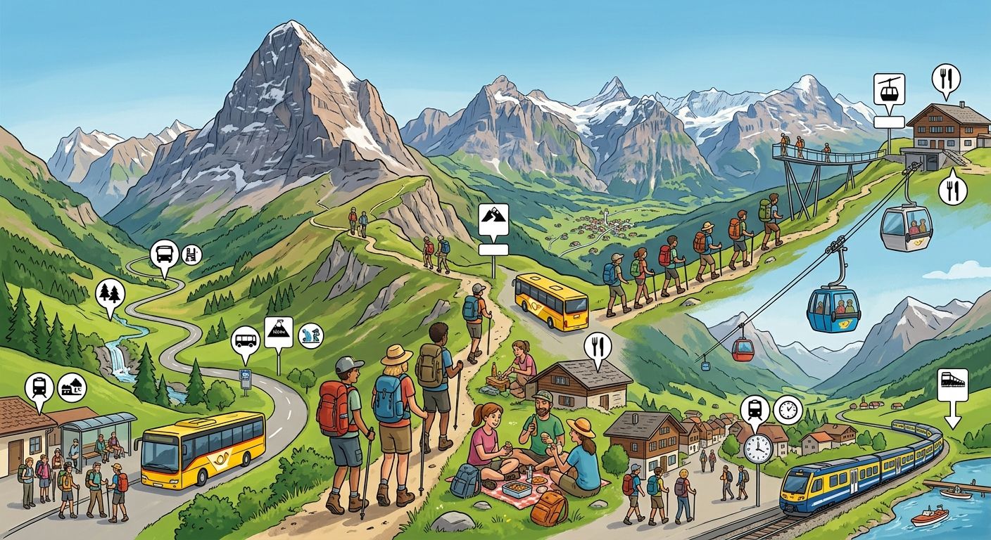 Bergwanderung Kleine Scheidegg